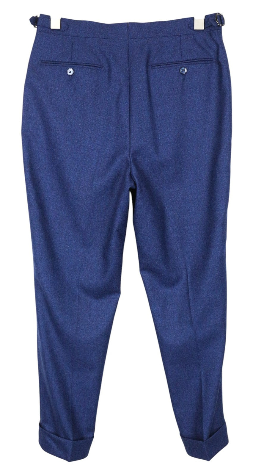 SUITSUPPLY La Spalla Men Suit UK36S Blue Slim 2-Piece Melange Wool S120s