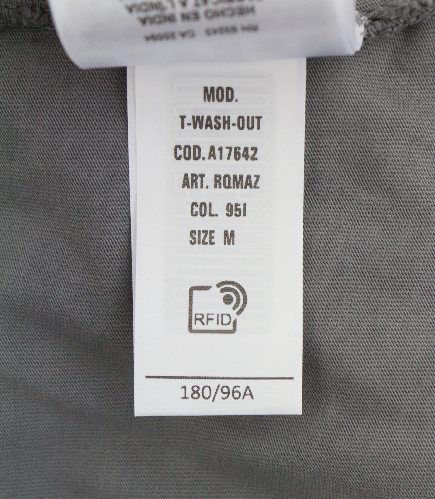 DIESEL T-Wash-Out Men T-Shirt M Grey Faded Oversized Short Sleeve