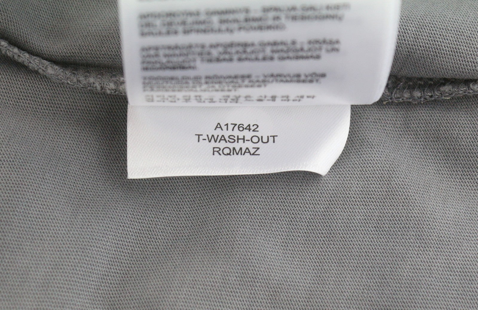 DIESEL T-Wash-Out Men T-Shirt M Grey Faded Oversized Short Sleeved
