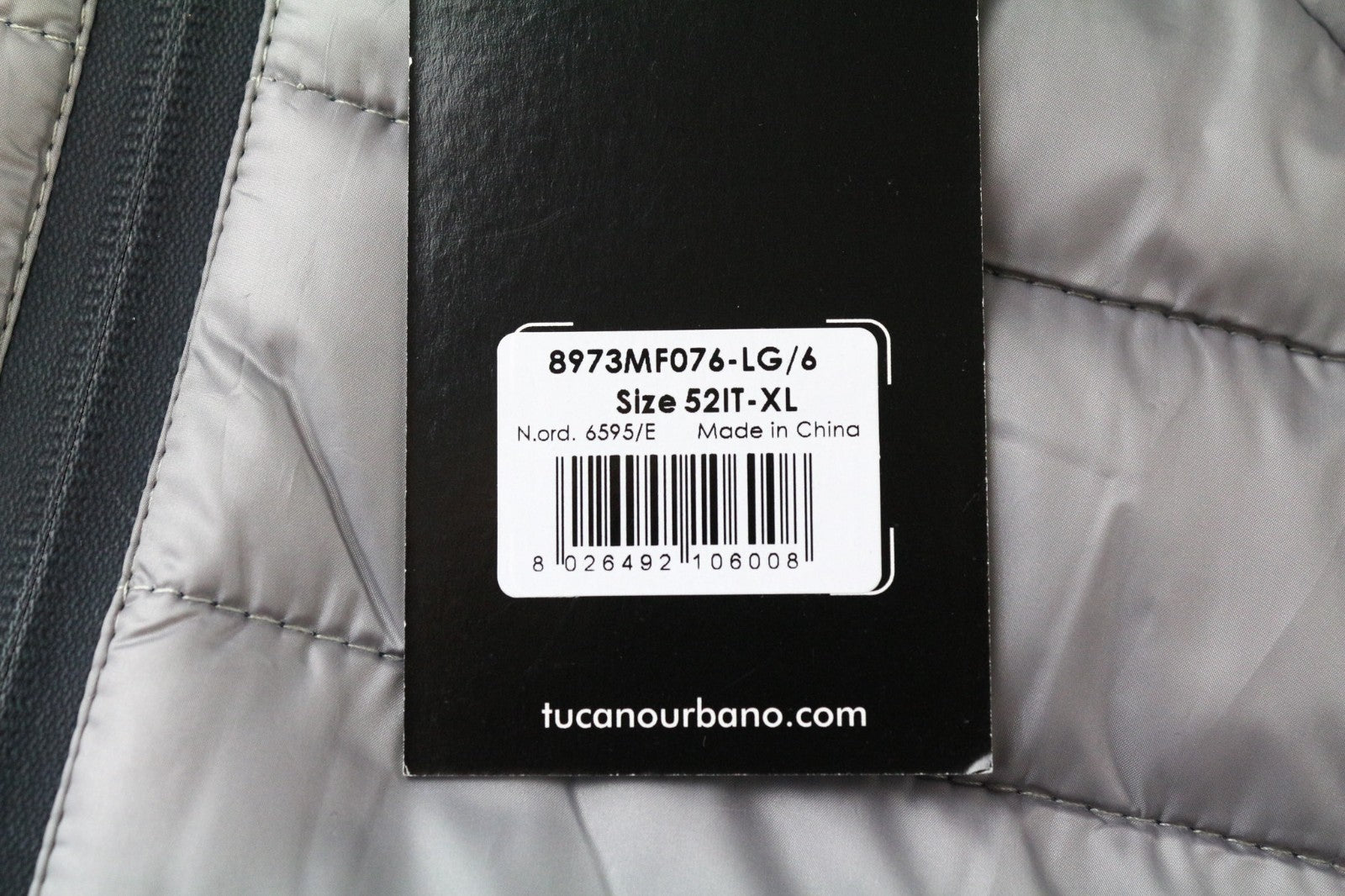 TUCANO URBANO Lot Pack Men Jacket IT52 2XL Windbreaker Puffer Grey Motorcycle