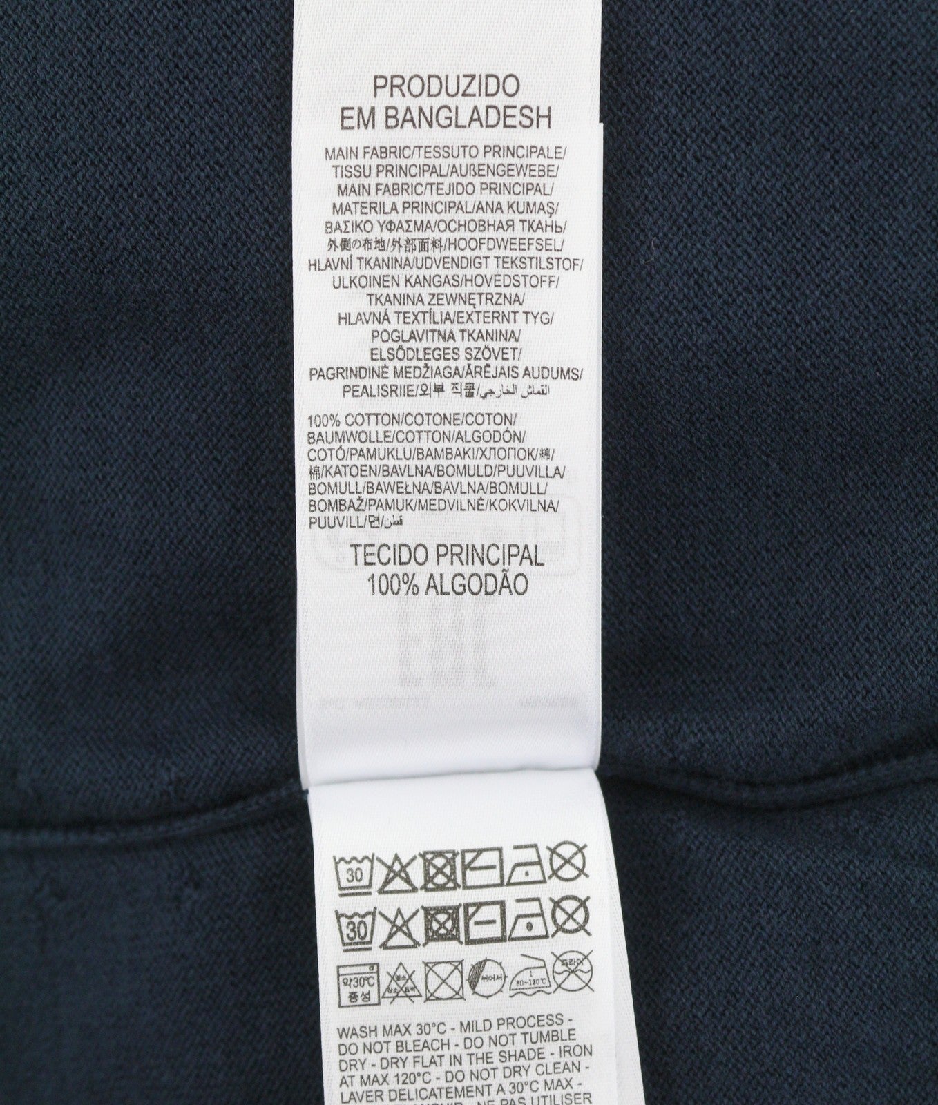 DIESEL K-Freex-Newprint Men Jumper M Dark Blue Cotton Knit Crew Neck RRP140