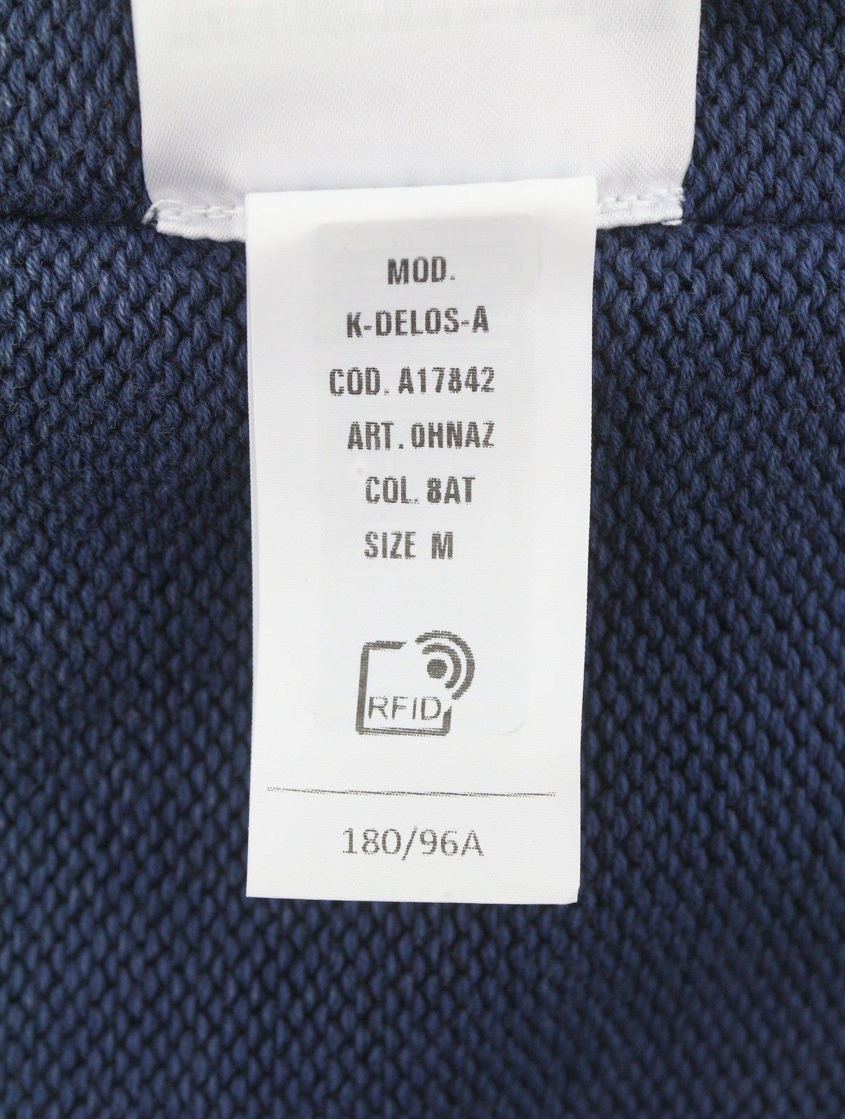 DIESEL K-Delos-A Men Jumper M Blue Faded Distress Oversized Pull On RRP395