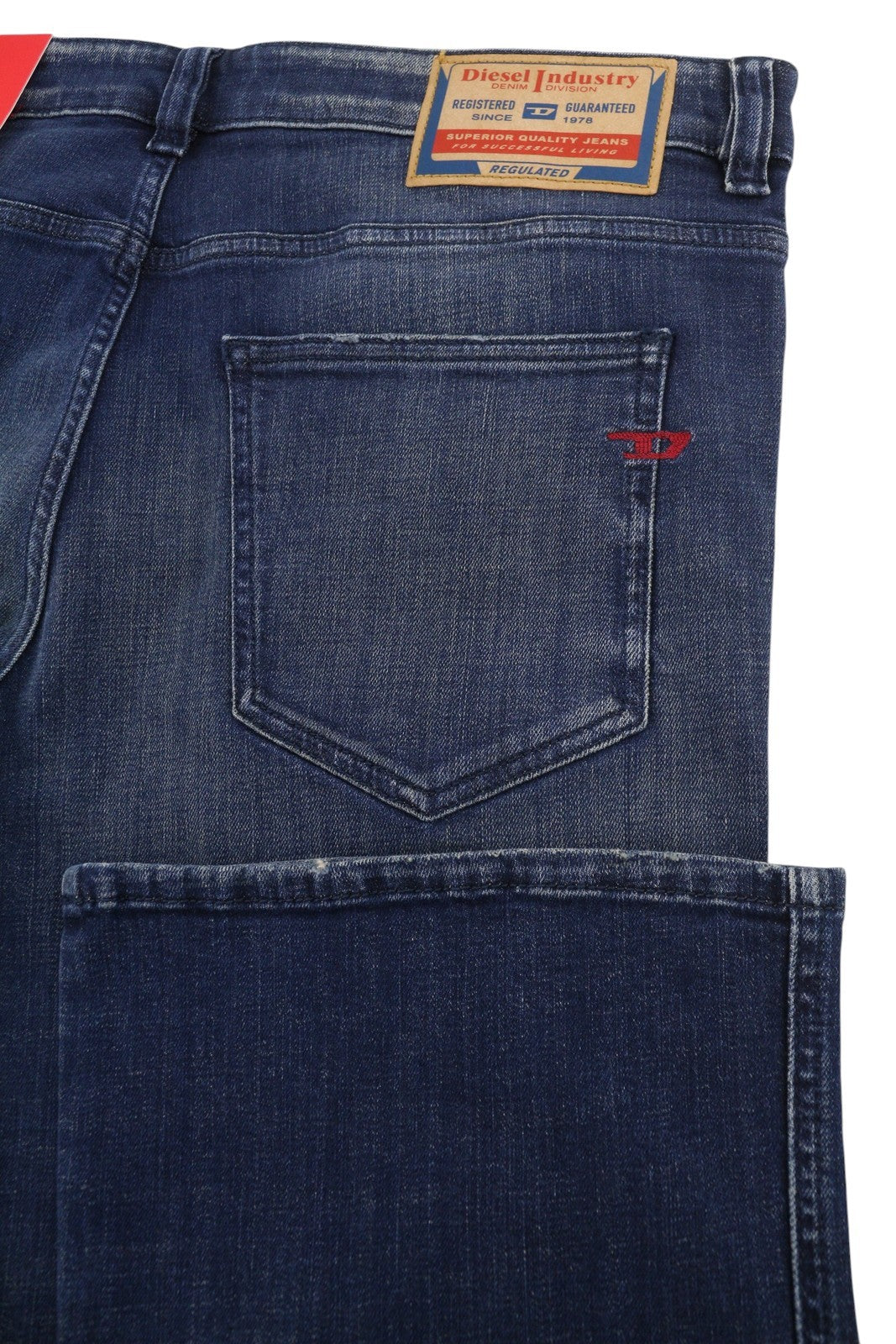 DIESEL 1998 D-Buck 09H35 Men Jeans W36/L34 Blue Faded Slim Bootcut RRP175