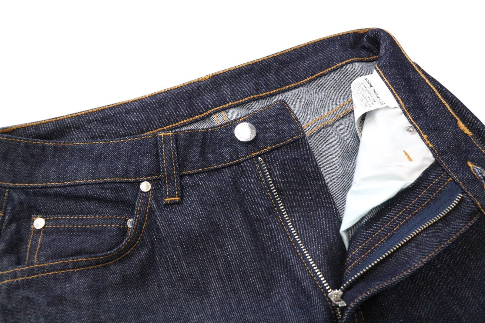 NORSE PROJECTS Ika Denim Women Jeans W29 Classic Tapered Blue Pure Cotton