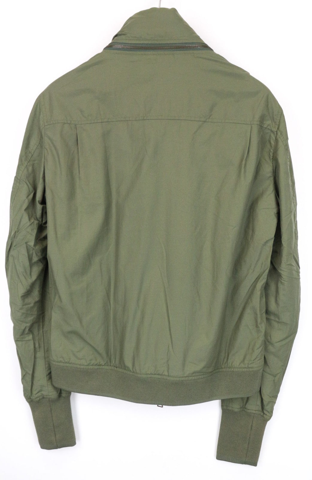 RICHMOND Men Jacket 48 M Green Single-Breasted Lined Lightweight Casual Zipped