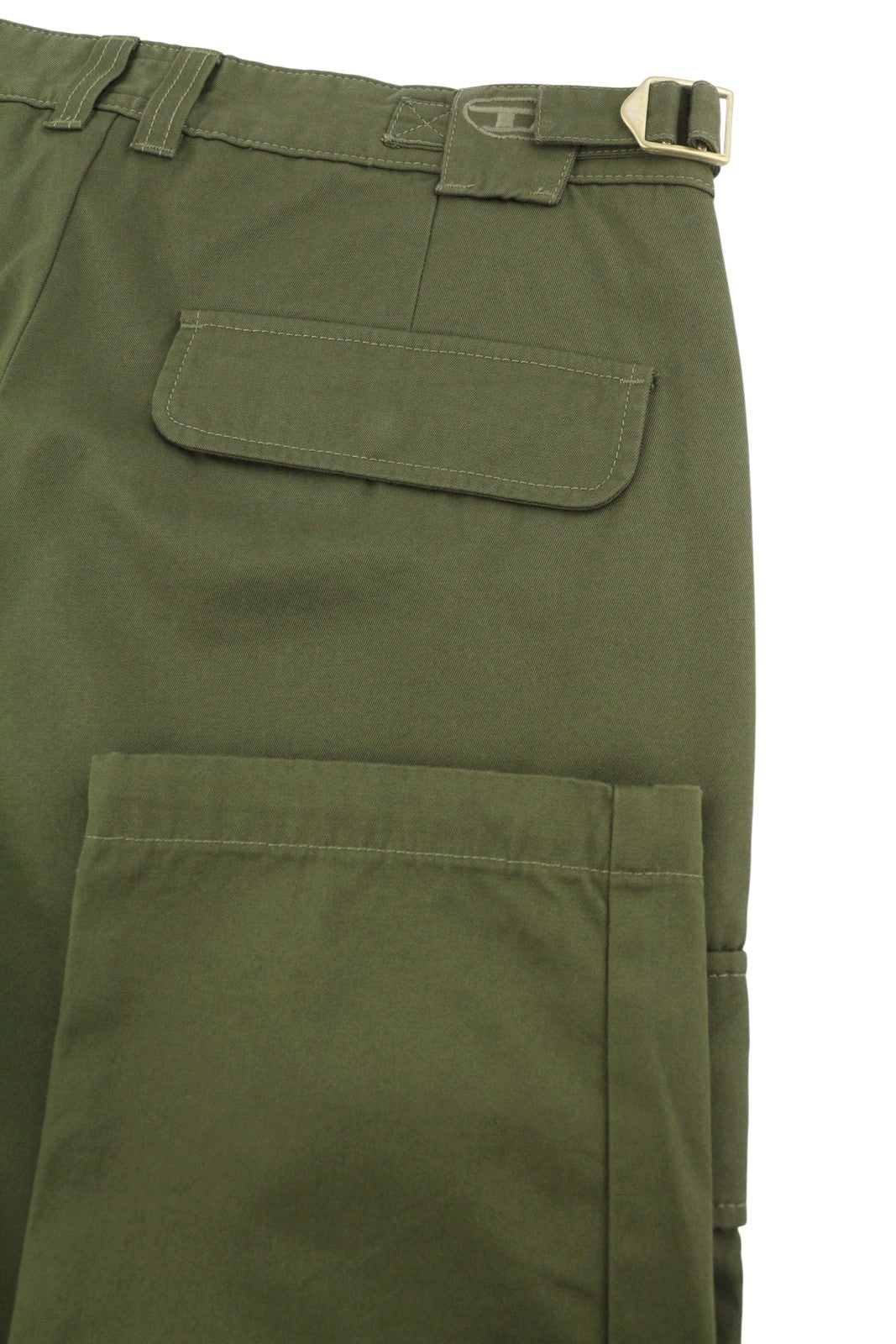 DIESEL P-Argym Men Trousers 54 W37 Khaki Green Regular Fit Cargo RRP225