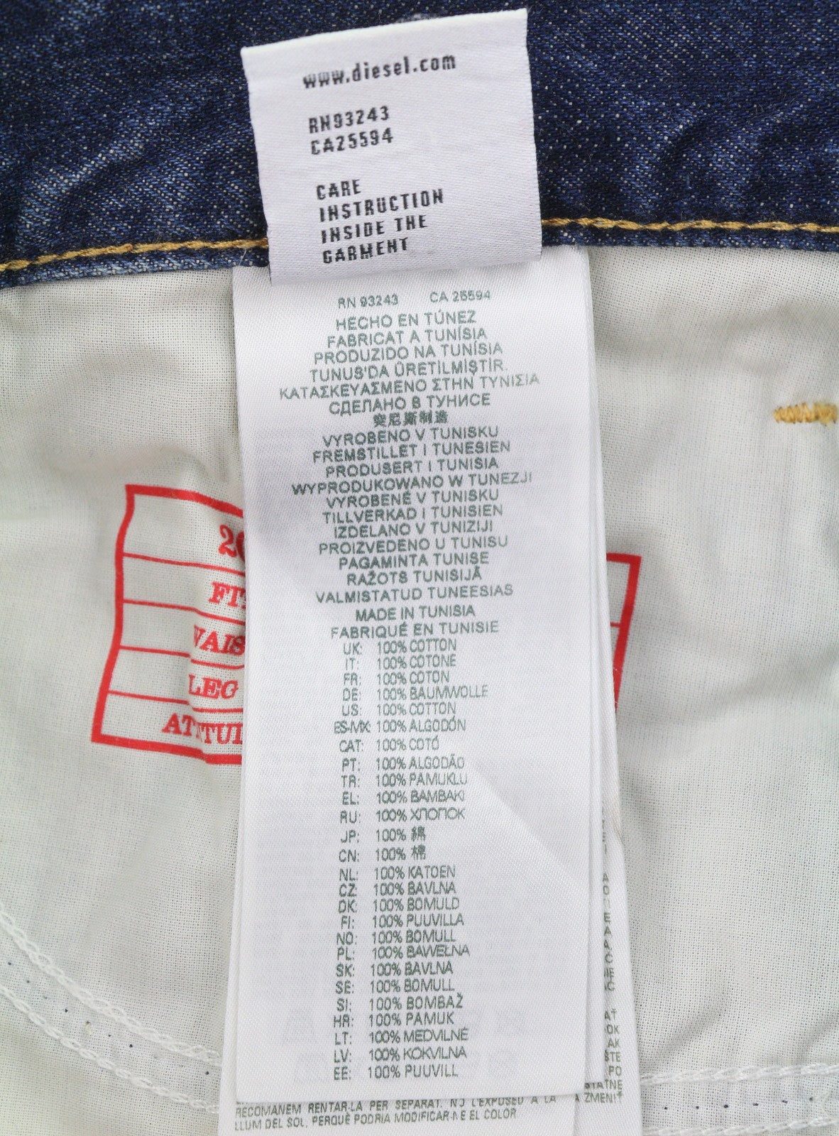 DIESEL 2010 D-Macs 09J95 Men Jeans W32/L32 Blue Distress Loose Straight RRP275