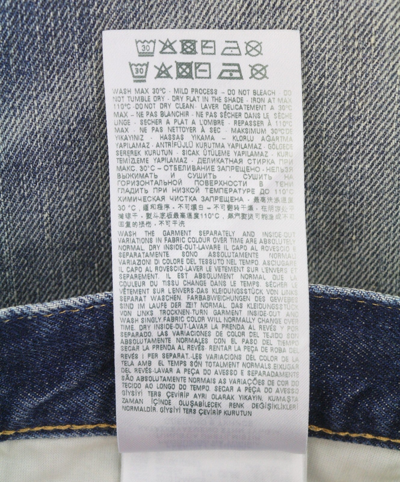 DIESEL 2010 D-Macs 09J95 Men Jeans W32/L32 Blue Distress Loose Straight RRP275