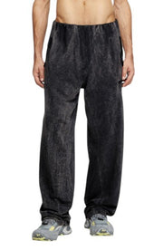 DIESEL P-Markle Men Trousers XL W34 Dark Grey Faded Loose Fit RRP295