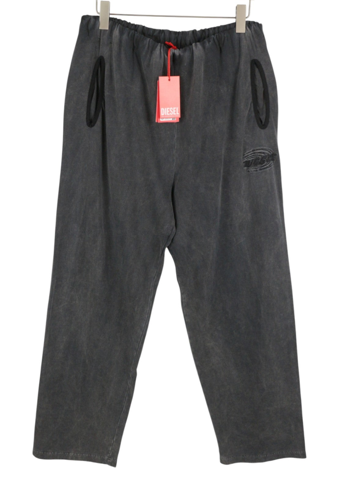 DIESEL P-Markle Men Trousers XL W34 Dark Grey Faded Loose Fit RRP295