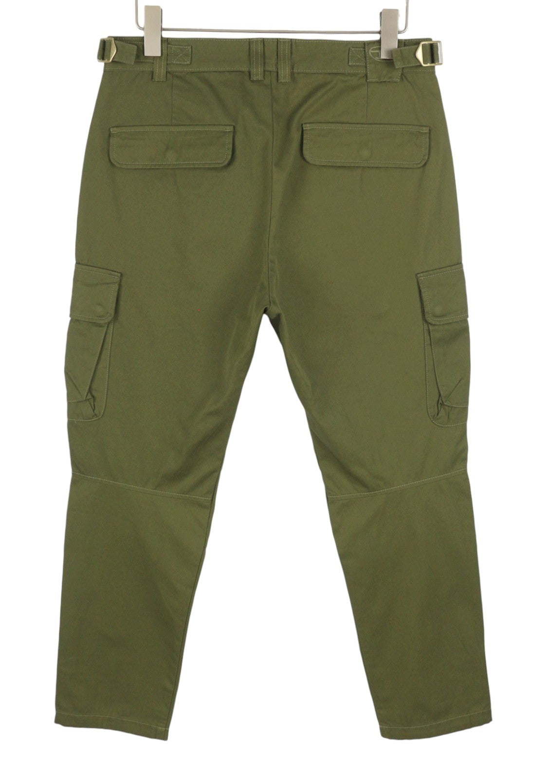 DIESEL P-Argym Men Trousers 50 W33 Khaki Green Regular Fit Cargo RRP225