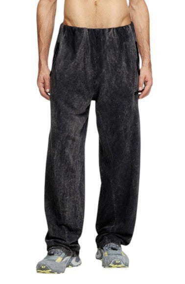 DIESEL P-Markle Men Trousers L W33 Dark Grey Faded Loose Fit RRP295