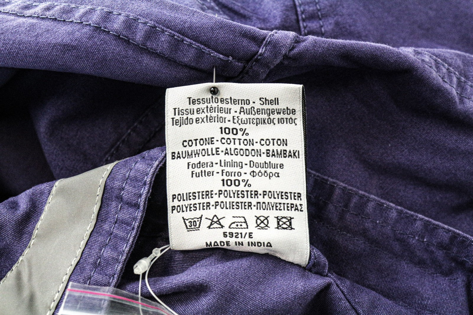 TUCANO URBANO Shorty Women Jacket IT38 M Purple Pure Cotton Breathable Moto