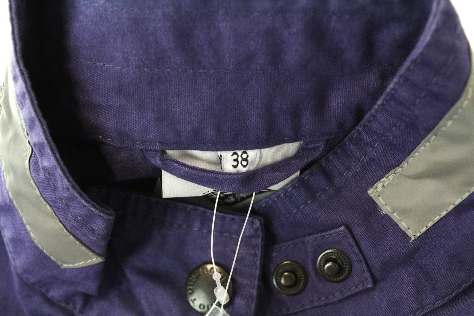 TUCANO URBANO Shorty Women Jacket IT38 M Purple Pure Cotton Breathable Moto
