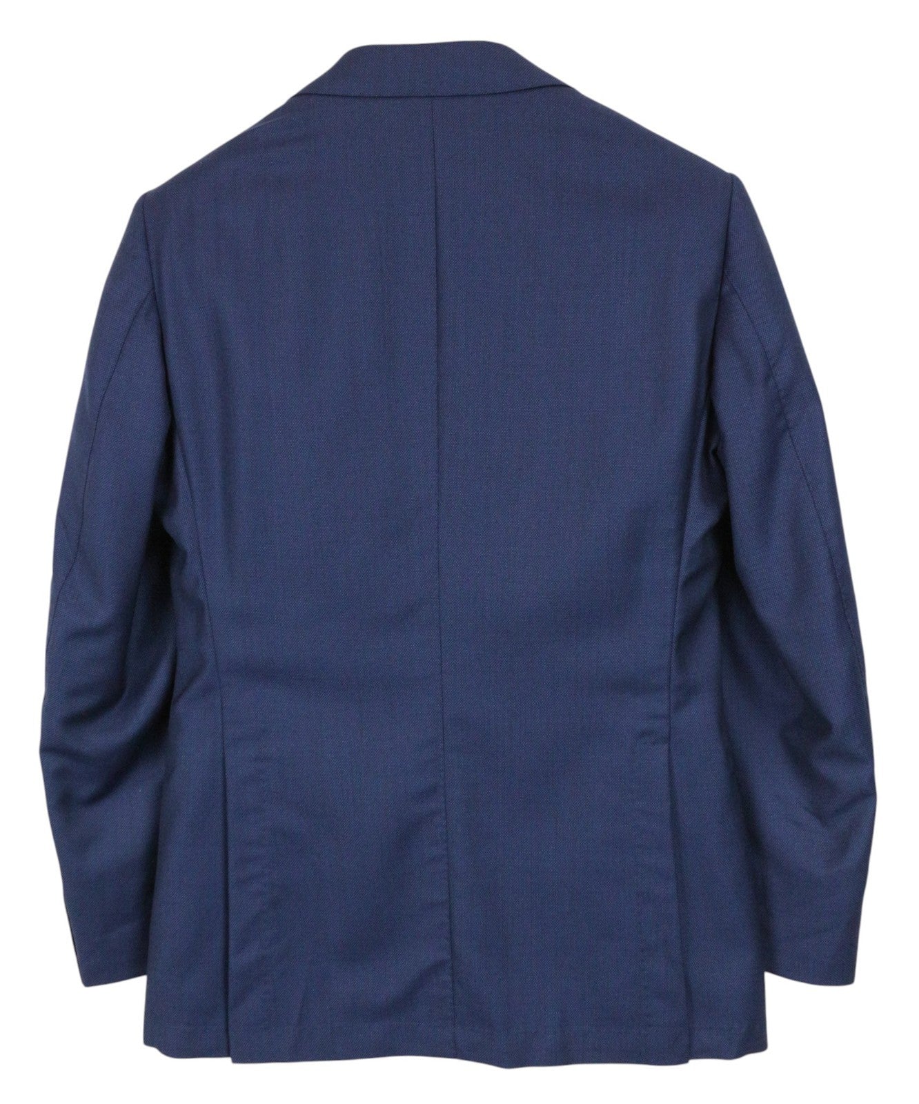 SUITSUPPLY La Spalla Men Suit UK34S Blue 2-Piece Slim Check Wool S130
