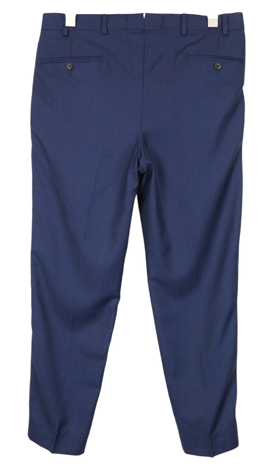 SUITSUPPLY La Spalla Men Suit UK34S Blue 2-Piece Slim Check Wool S130