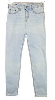ACNE STUDIOS Climb Women Jeans W25/L32 Bla Konst Blue Stretch Skinny Zipped