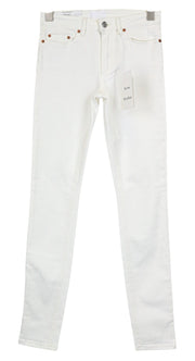ACNE STUDIOS Skin 5 Women Jeans W26/L34 White Stretch Vintage Skinny Zipped
