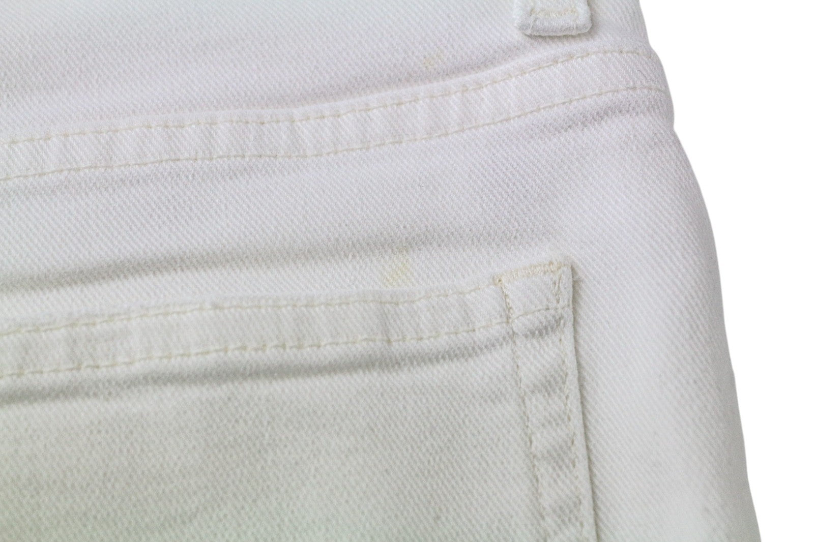 ACNE STUDIOS Skin 5 Women Jeans W26/L34 White Stretch Vintage Skinny Zipped