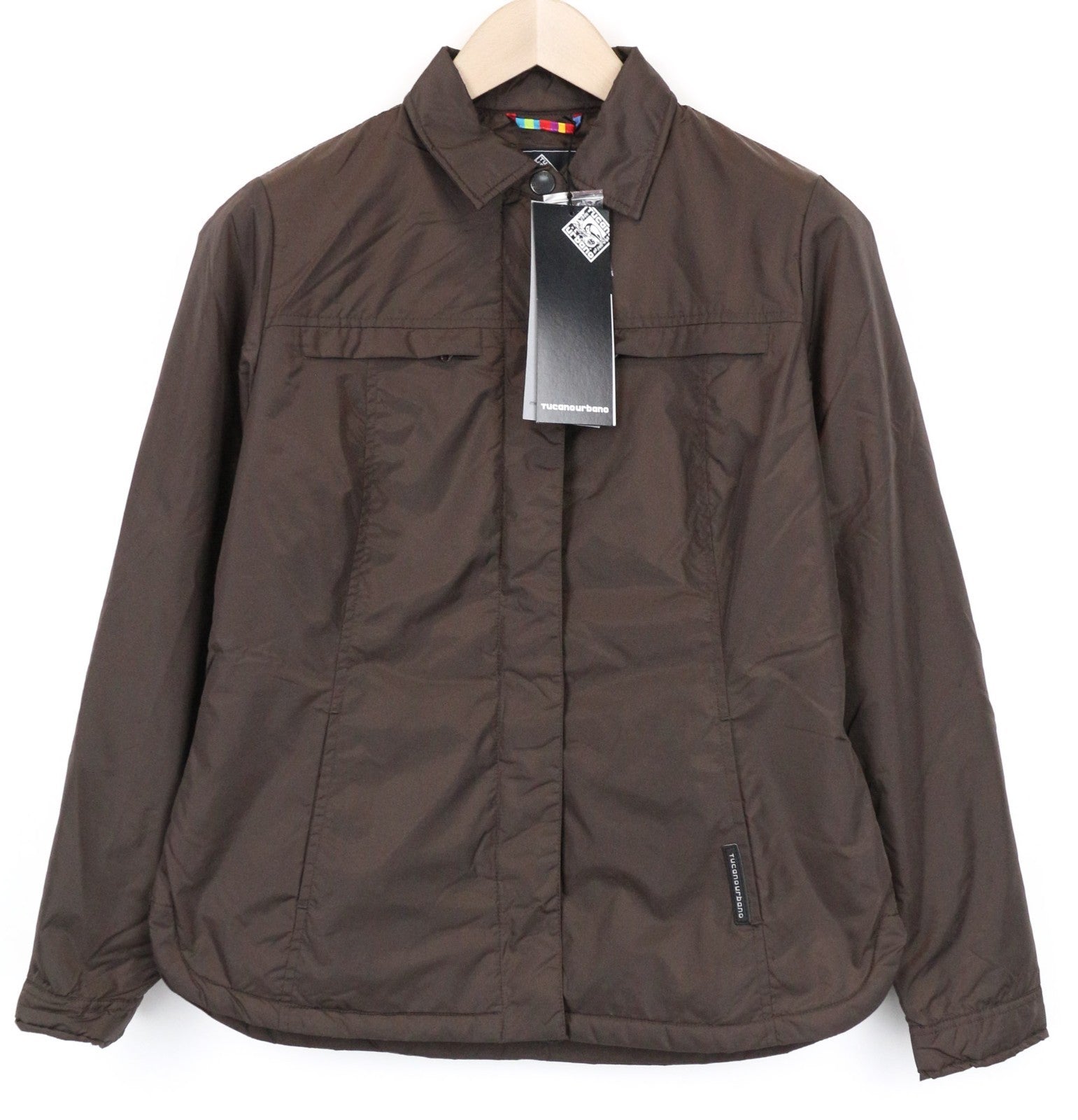 TUCANO URBANO Gomez Women Jacket IT38 M Brown Motorcycle Breathable Windproof