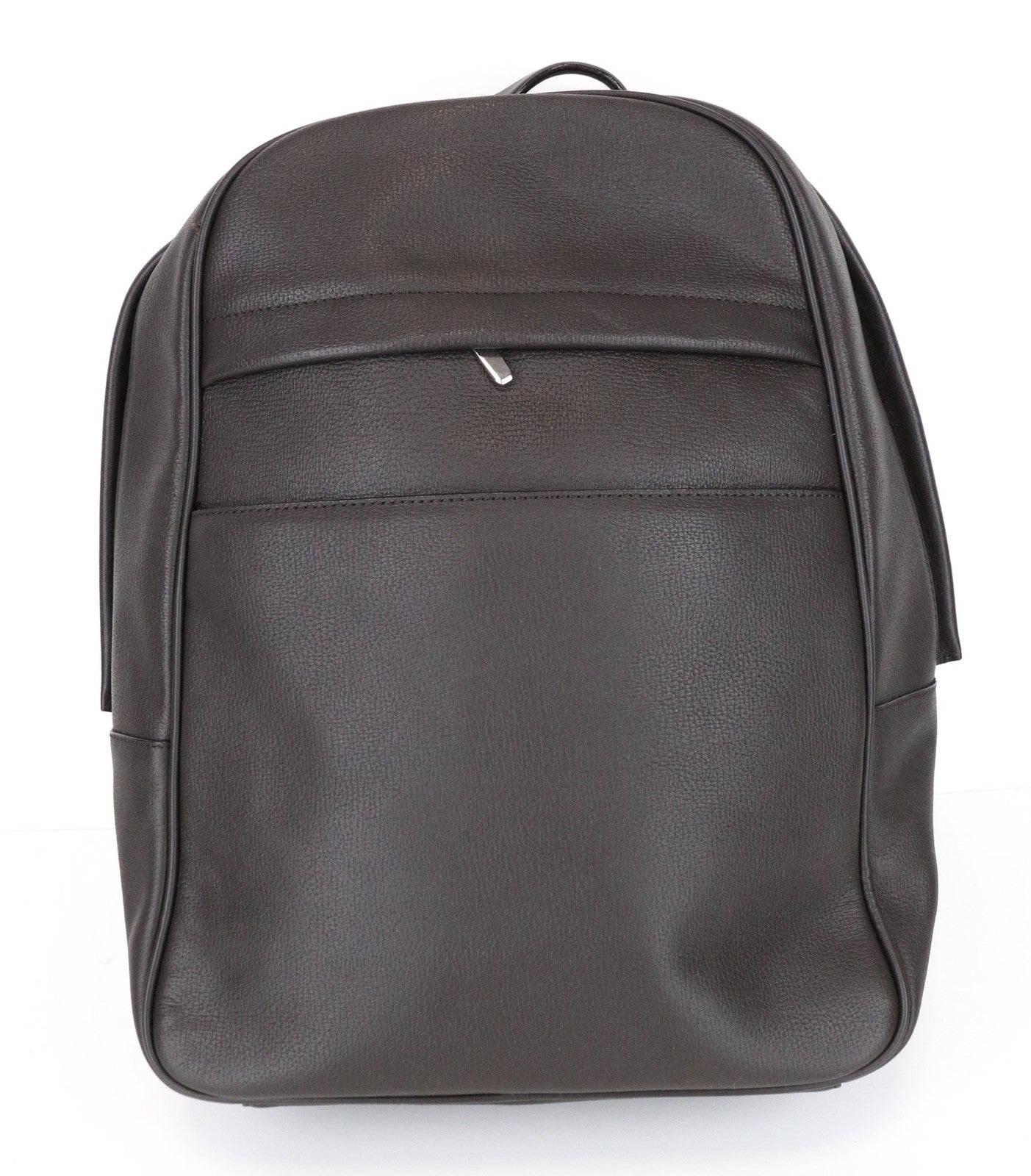 SUITSUPPLY Men Bag One Size Dark Brown Grained Calf Leather Adjustable Backpack