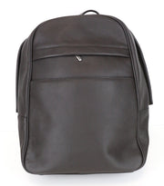 SUITSUPPLY Men Bag One Size Dark Brown Grained Calf Leather Adjustable Backpack