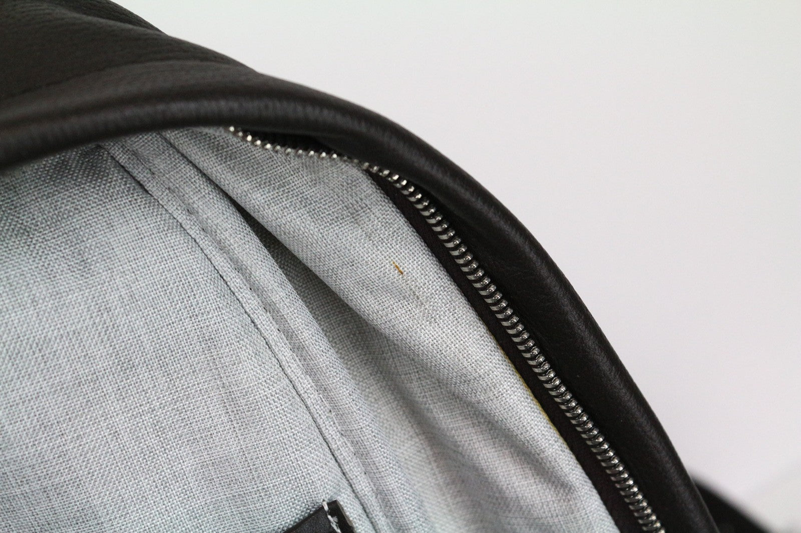 SUITSUPPLY Men Bag One Size Dark Brown Grained Calf Leather Adjustable Backpack