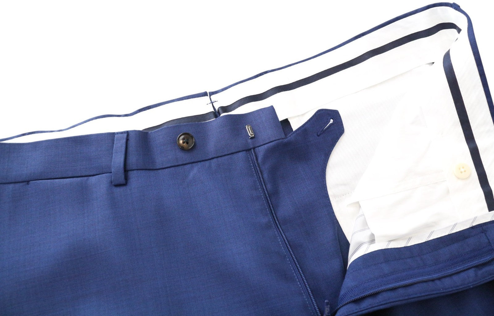 SUITSUPPLY Lazio Men Suit UK50S Slim Fit Pure Wool Super 110's Blue 2 Piece