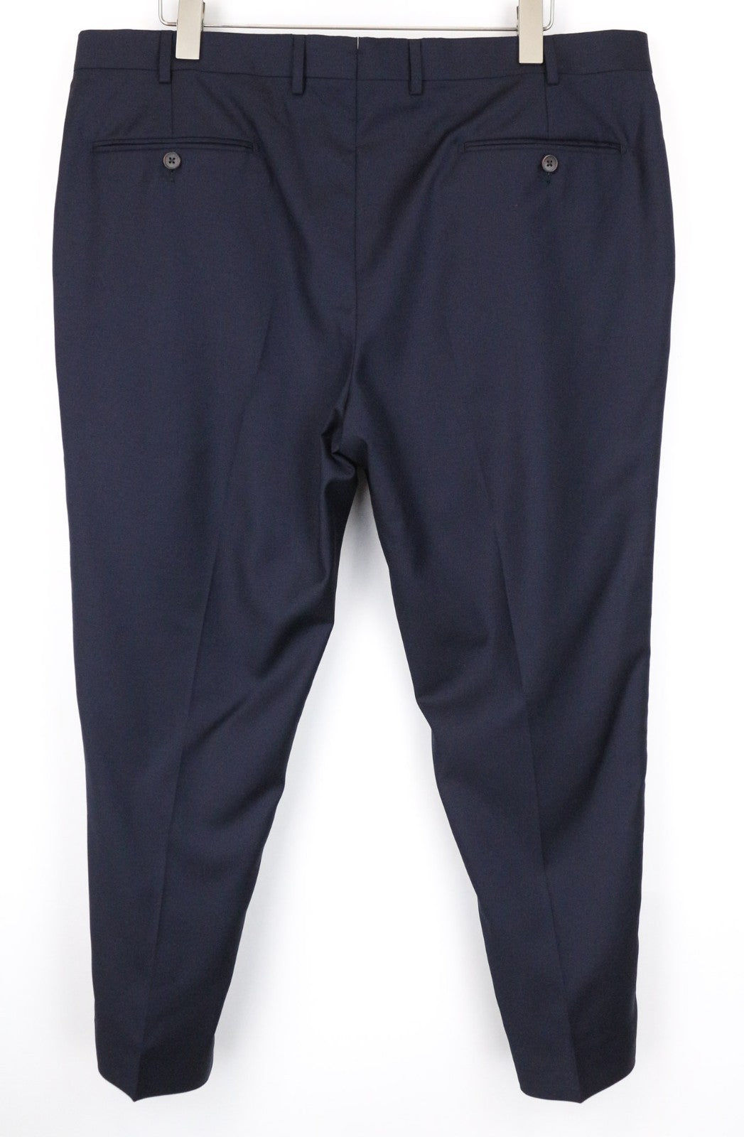 SUITSUPPLY Napoli Men Suit UK46R Notch Lapel Lined Pure Wool Navy Blue 2 Piece