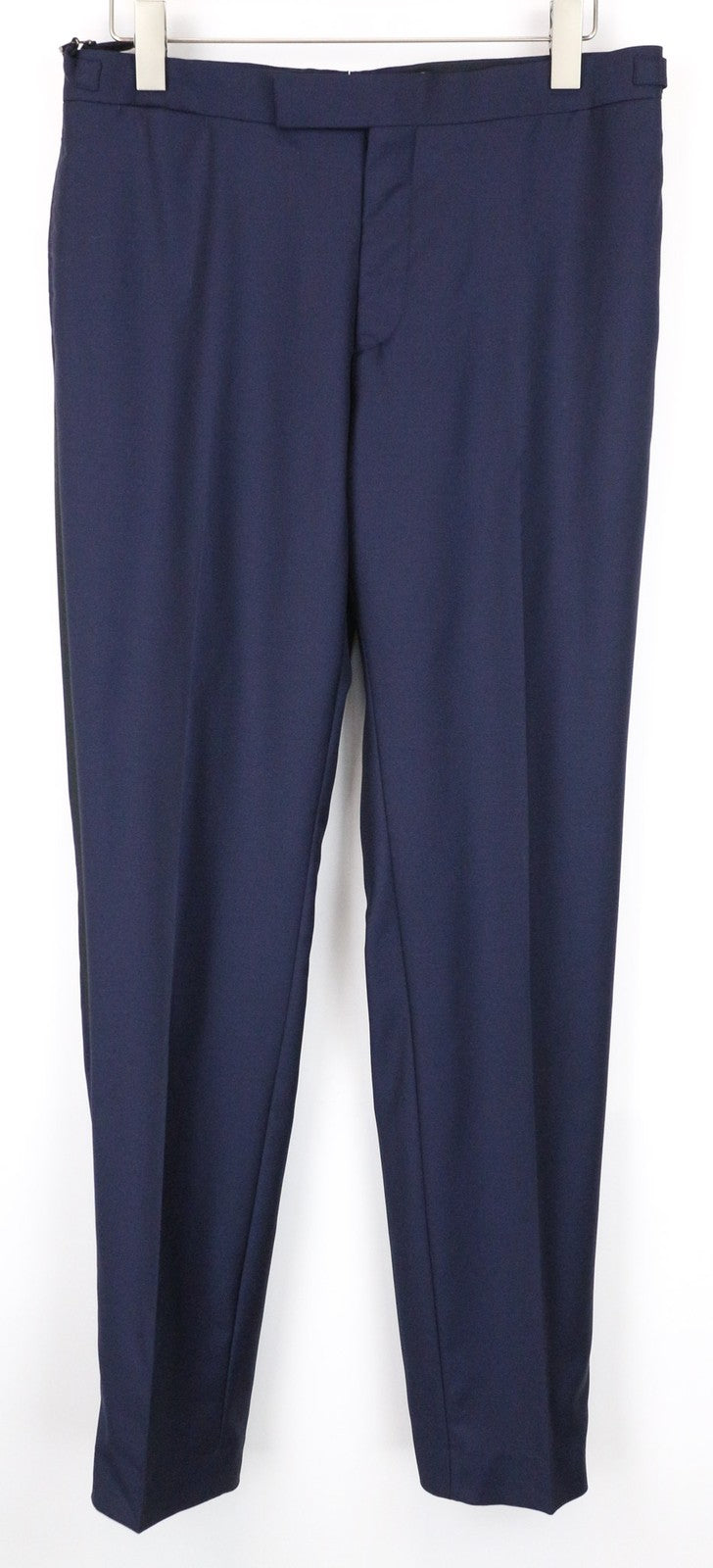 SUITSUPPLY Lazio Tuxedo Men Suit UK40R Slim Pure Wool Super 130's Blue 3 Piece