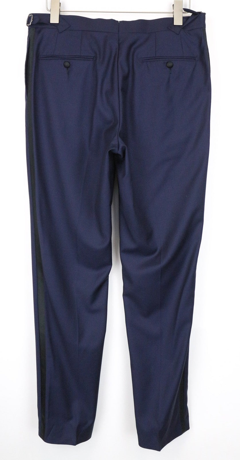 SUITSUPPLY Lazio Tuxedo Men Suit UK40R Slim Pure Wool Super 130's Blue 3 Piece