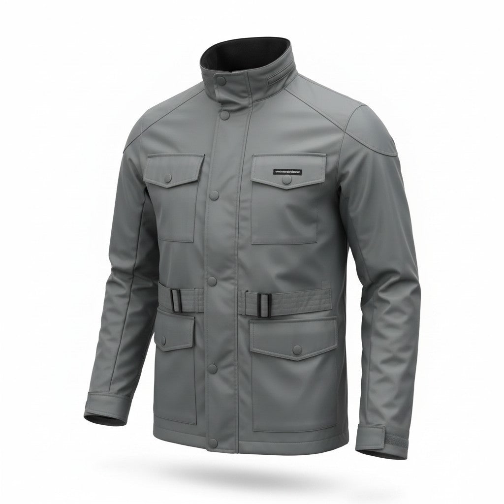 TUCANO URBANO New Tucanji Men Jacket M Grey Lined Waterproof WIndbreaker Moto