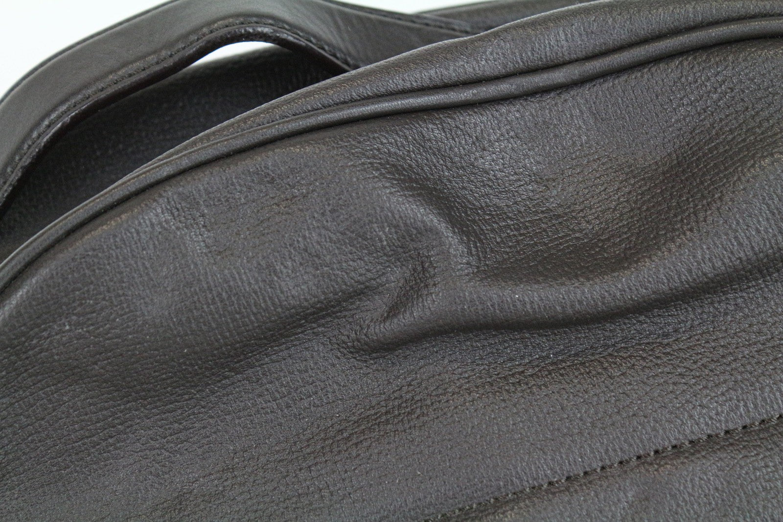 SUITSUPPLY Men Bag OS Brown Calf Leather Adjustable Straps Casual Backpack