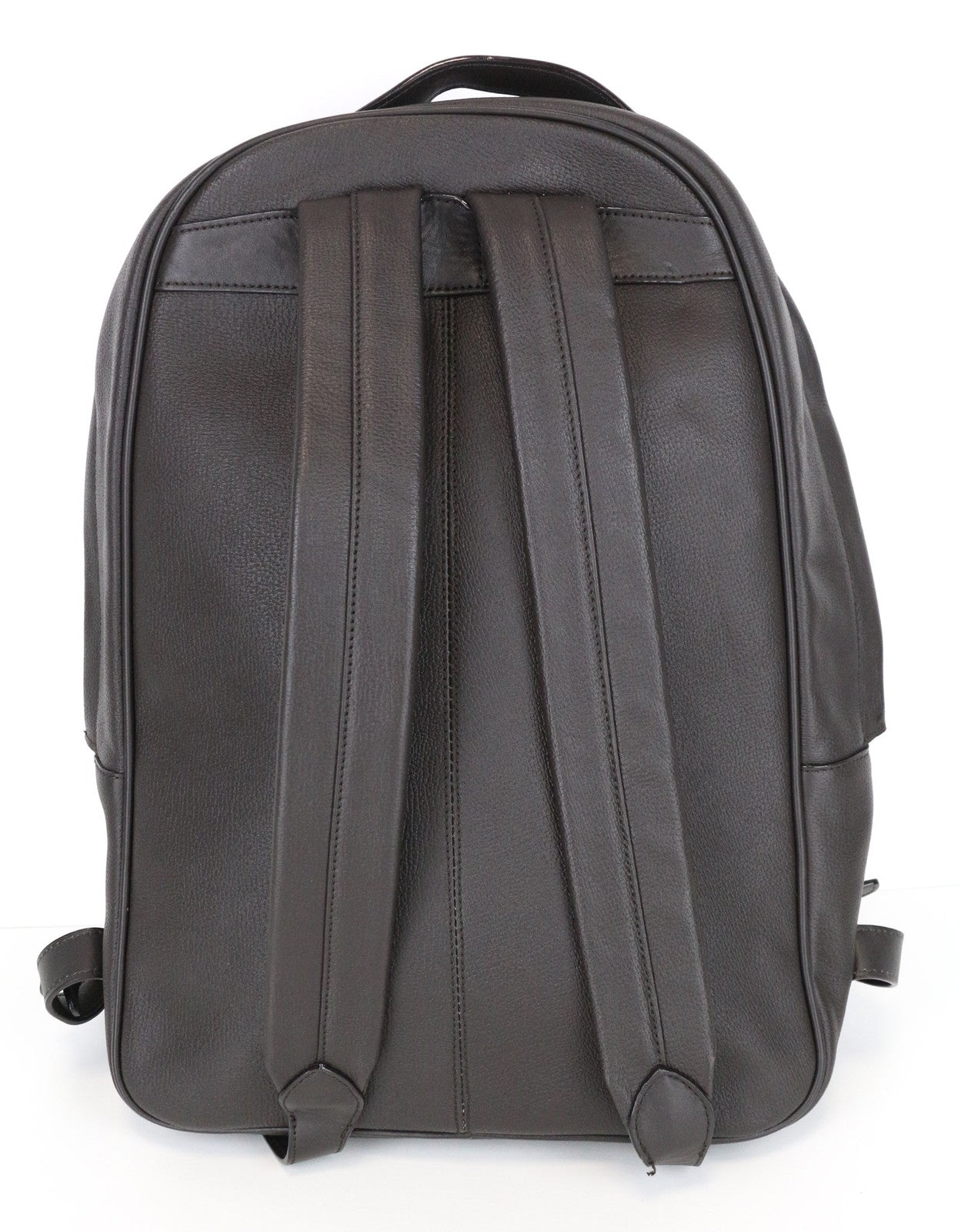 SUITSUPPLY Men Bag OS Brown Calf Leather Adjustable Straps Casual Backpack
