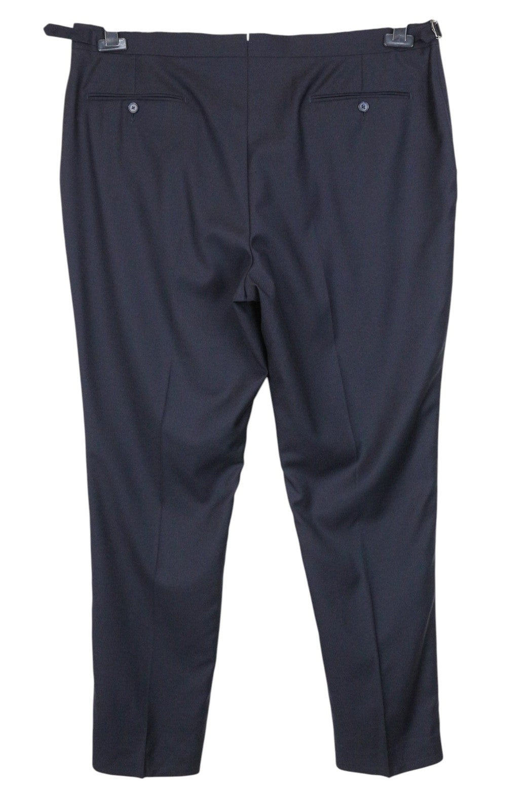 SUITSUPPLY Lazio Blueline Men Suit UK52R Pleated Classic Blue Pure Wool 2 Piece