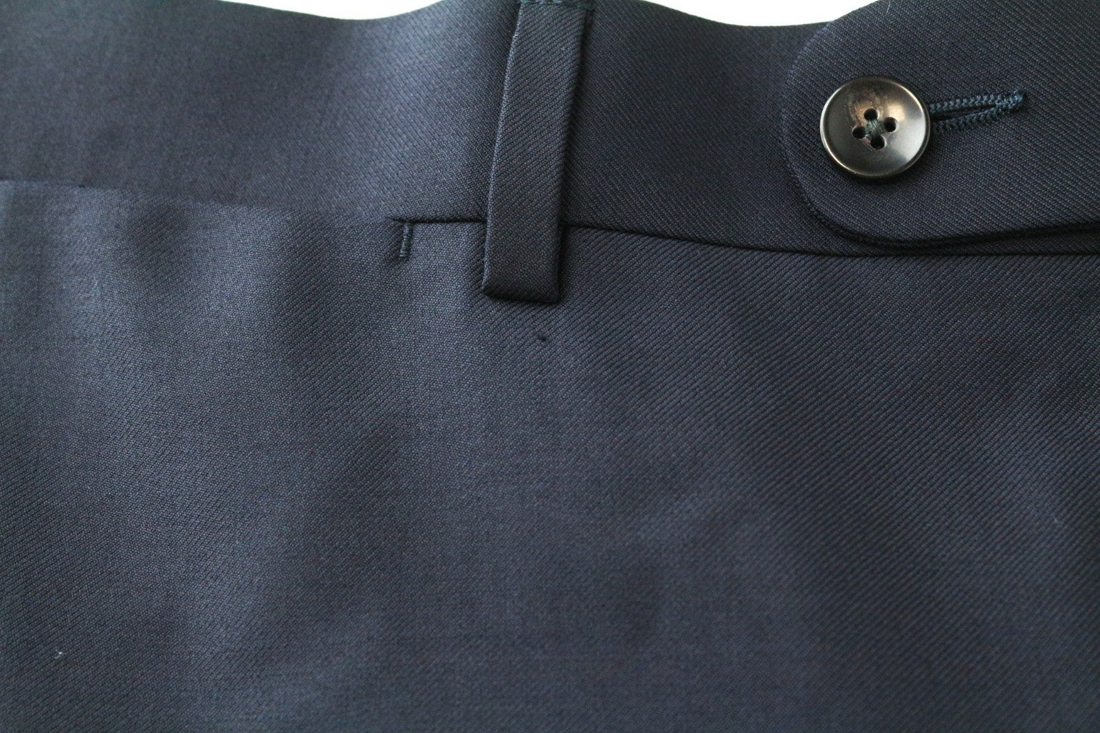 SUITSUPPLY Ferrara Men Suit UK42S Trousers Waistcoat Navy Blue Wool 2 Piece