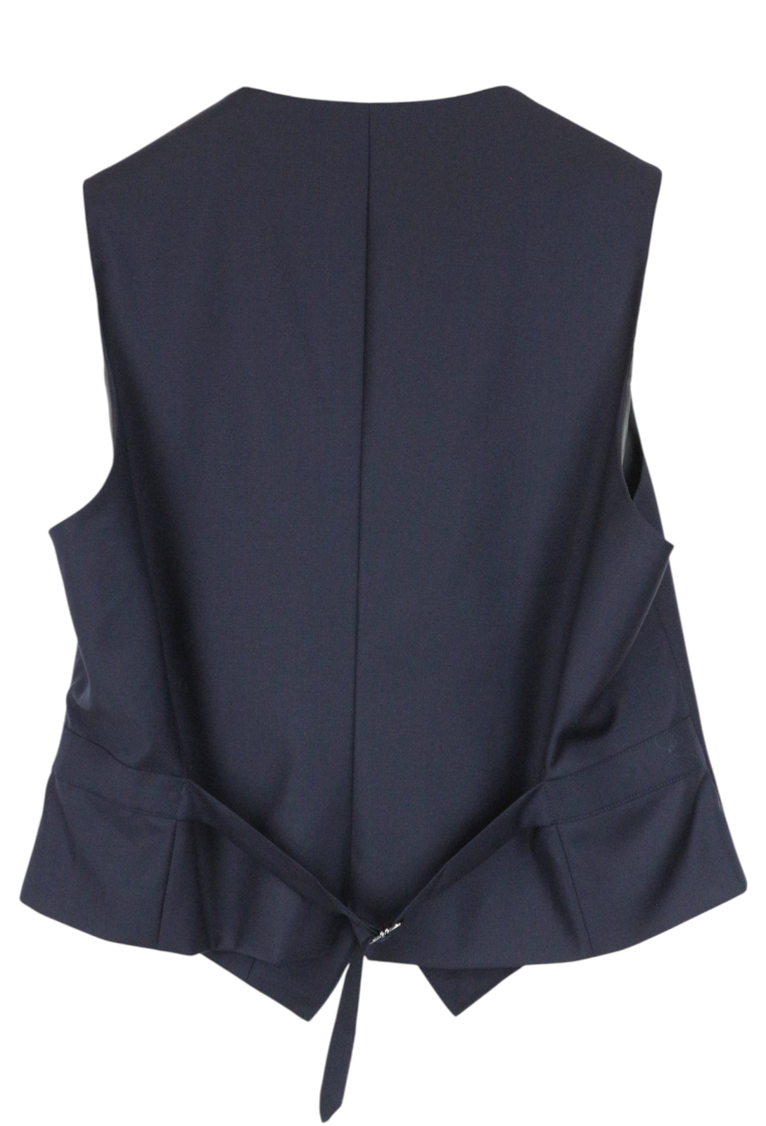 SUITSUPPLY Ferrara Men Suit UK42S Trousers Waistcoat Navy Blue Wool 2 Piece