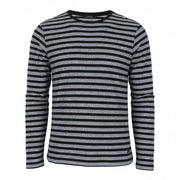 SCOTCH & SODA Ams Couture Men Sweatshirt S Blue Pure Cotton Striped Long Sleeve