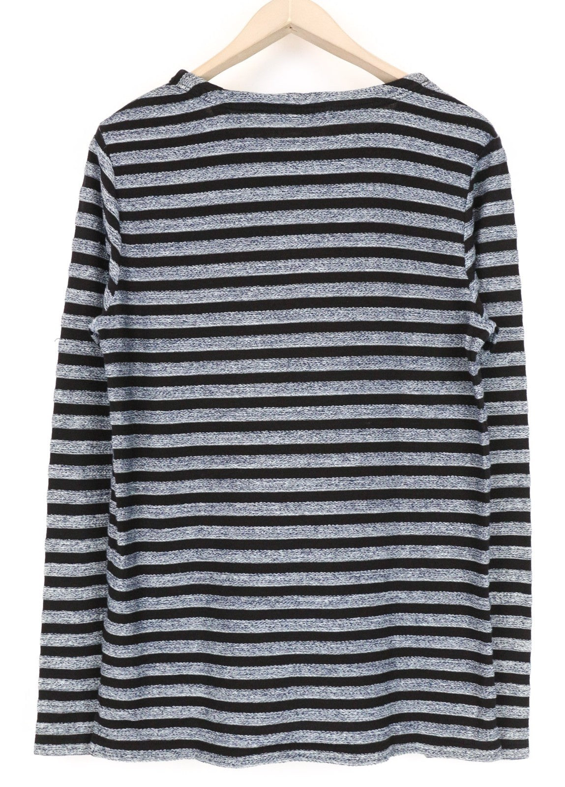 SCOTCH & SODA Ams Couture Men Sweatshirt S Blue Pure Cotton Striped Long Sleeve