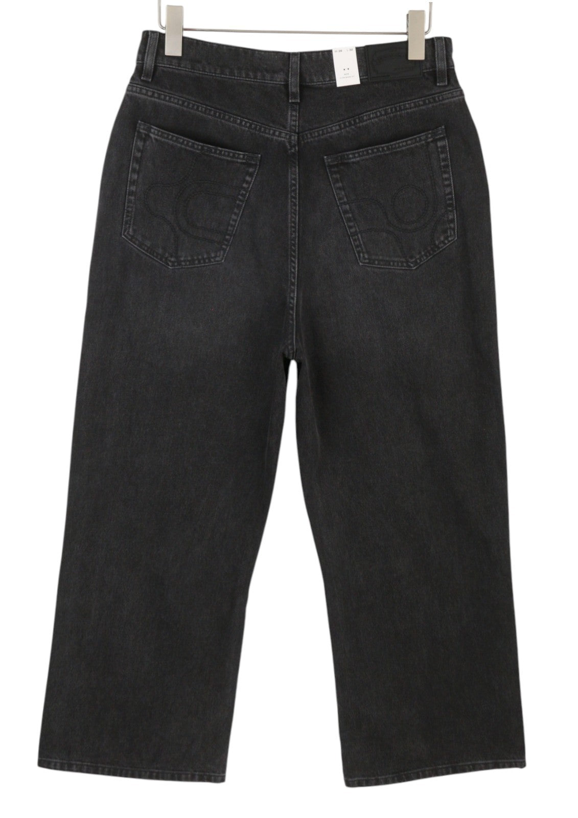 EYTYS Echo Sulphur Slouchy Baggy Women Jeans W25/L32 Black Faded RRP370