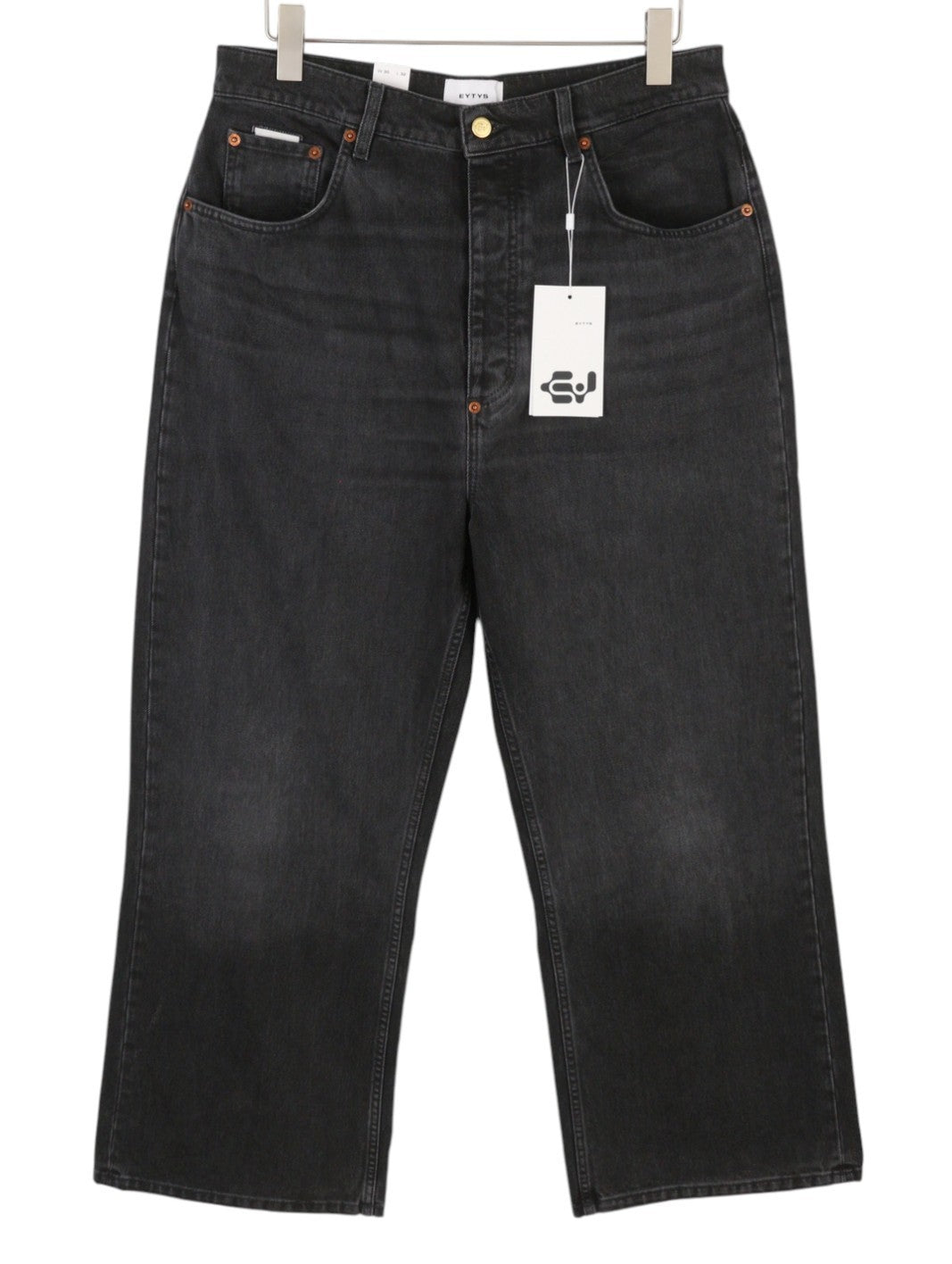 EYTYS Echo Sulphur Big Baggy Men Jeans W30/L32 Black Washed Unisex RRP370