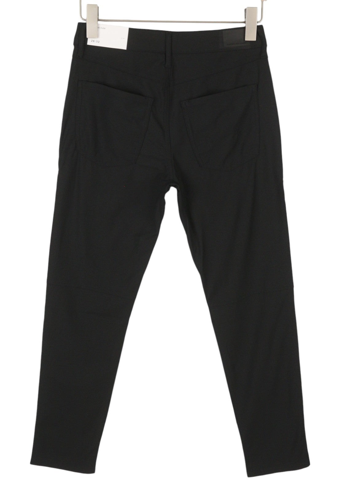 AMERICAN EAGLE OUTFITTERS Active Flex Men Trousers W28/L32 Black Slim Zip Fly
