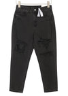 Jeans Mom Black Blaze