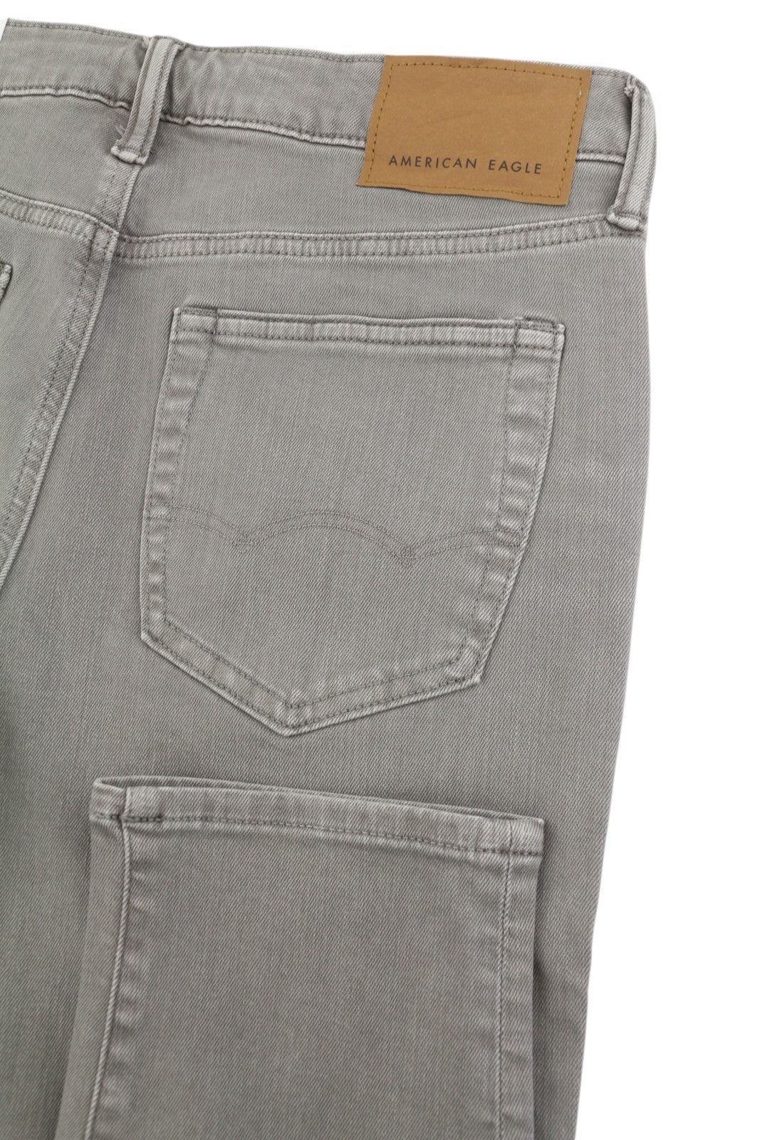 AMERICAN EAGLE OUTFITTERS Skinny Airflex+ Men Jeans W30/L30 Grey Fade Whisker