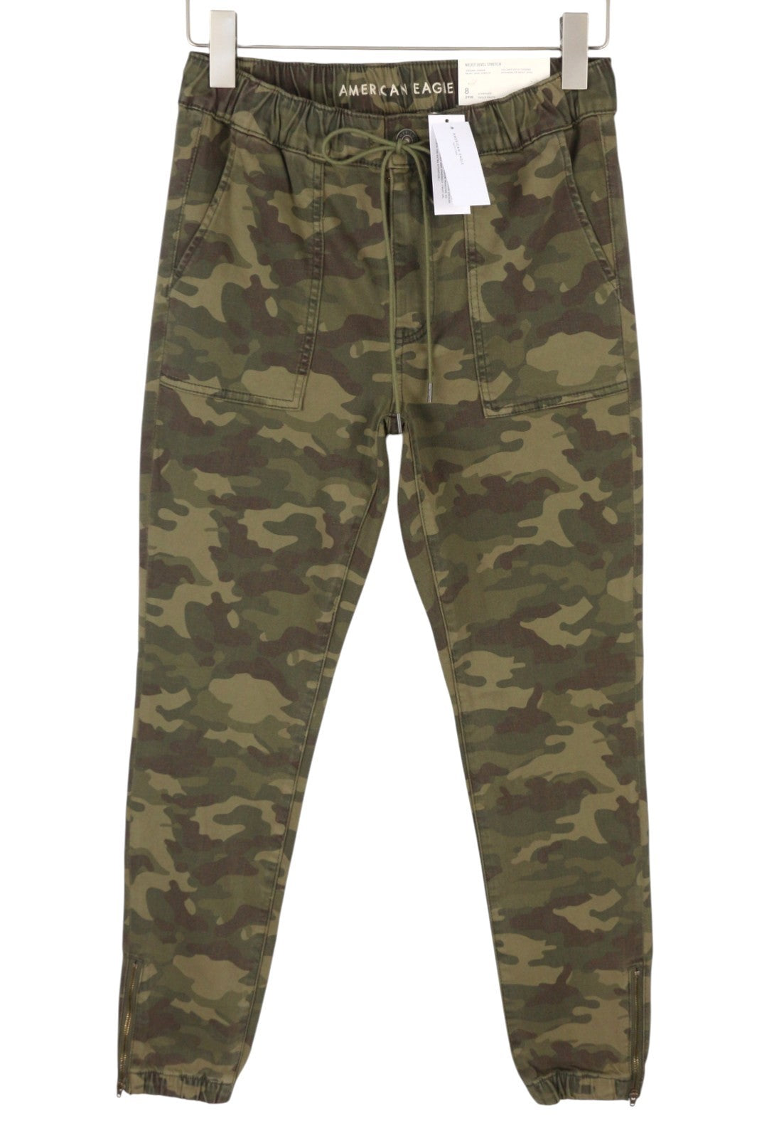 AMERICAN EAGLE OUTFITTERS Jegging Jogger Women Trousers W29 Camo Stretch