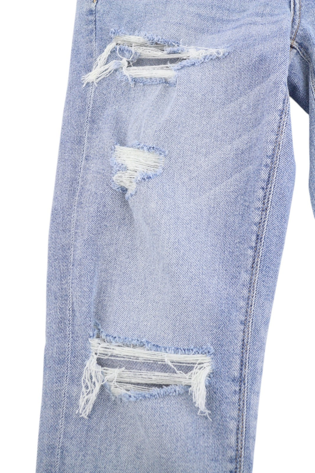 AMERICAN EAGLE OUTFITTERS Tomgirl Slashed Sky Women Jeans W25 Stretch Distress