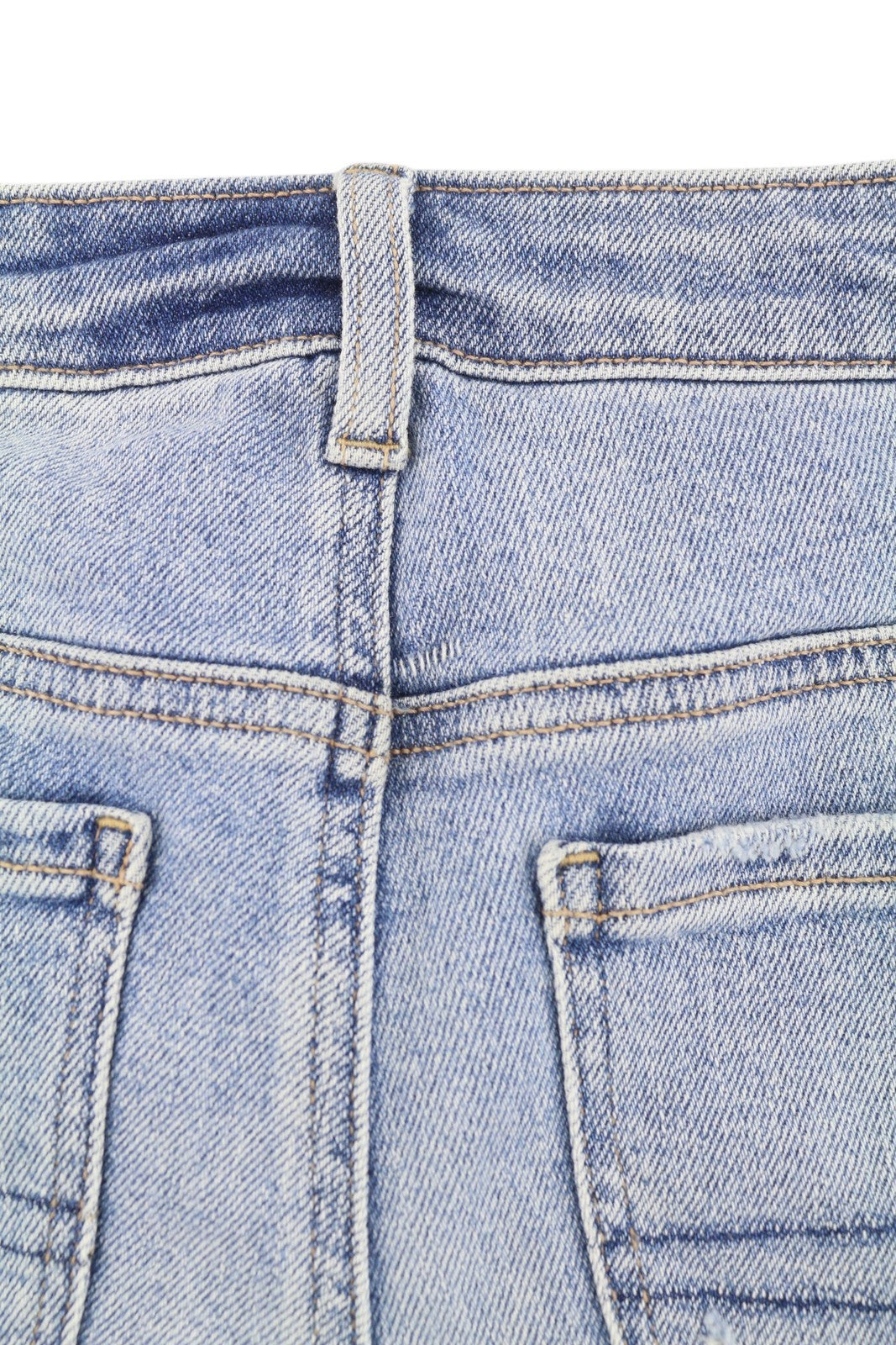 AMERICAN EAGLE OUTFITTERS Tomgirl Slashed Sky Women Jeans W25 Stretch Distress