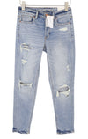 Jeans Tomgirl Slashed Sky Stretch