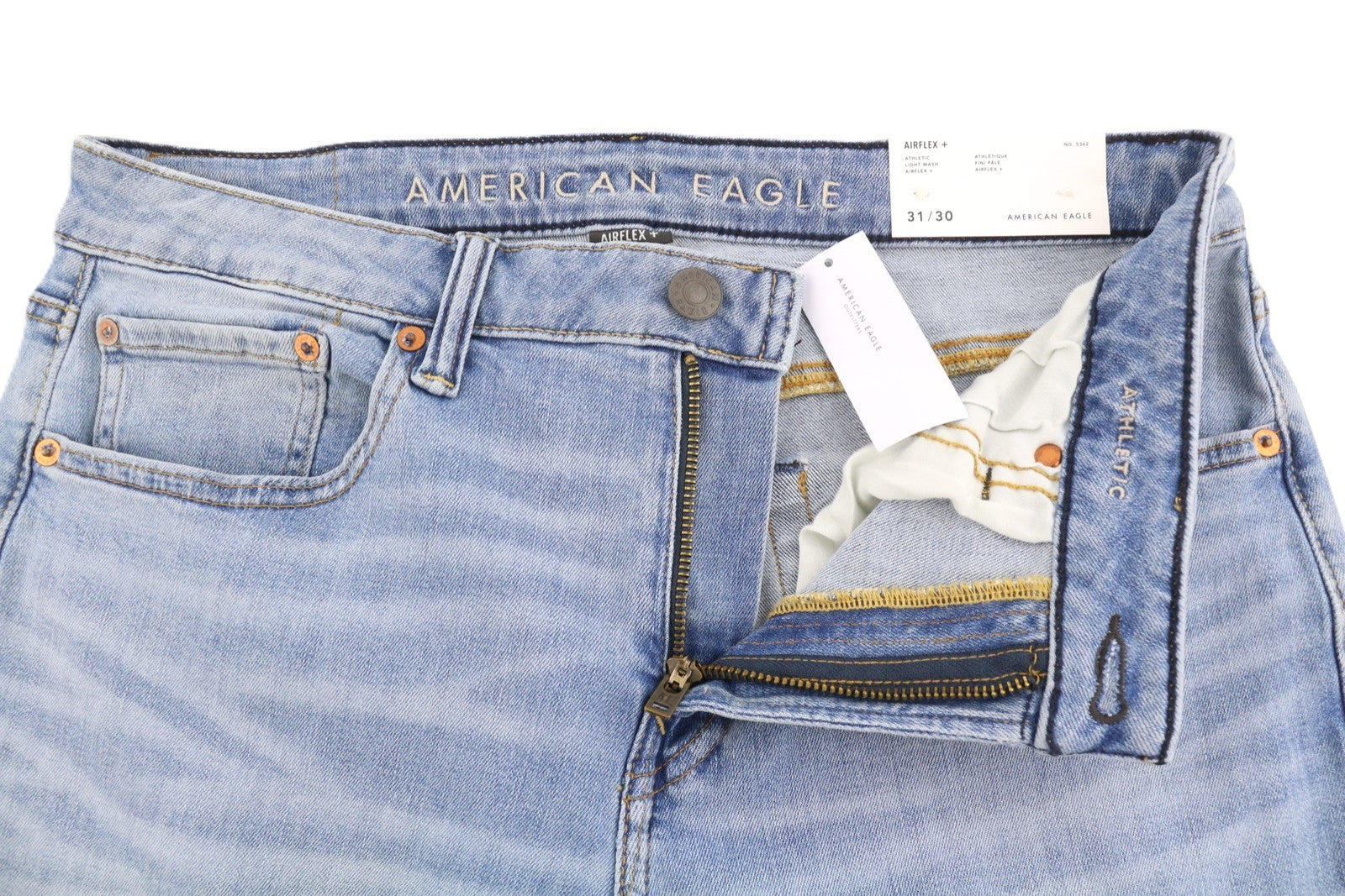 AMERICAN EAGLE OUTFITTERS Airflex+ Athletic Men Jeans W31/L30 Blue Light Wash