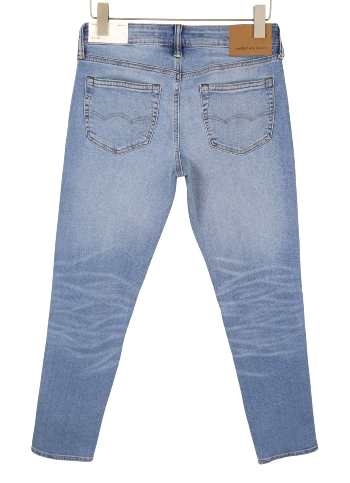 AMERICAN EAGLE OUTFITTERS Airflex+ Skinny Men Jeans W31/L30 Fresh Bright Fade